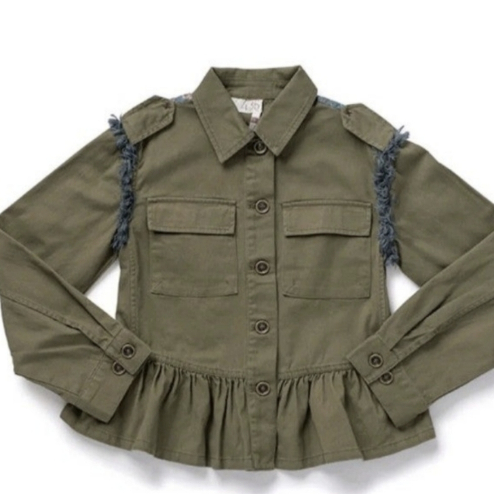 Matilda Jane Olive Green Jacket Size XS Nwt